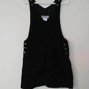 Black corduroy dress